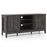Farmhouse TV Stand for TVs up to 65 Inch Entertainment Center with 2 Storage Cabinets-Gray