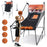 Foldable Basketball Arcade Game Kids Basketball Hoop Machine with 8 Exciting Playing Modes