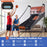 Foldable Basketball Arcade Game Kids Basketball Hoop Machine with 8 Exciting Playing Modes
