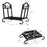 Foldable Firewood Log Rack Steel Wood Storage Holder