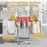 Folding Aluminum Clothes Drying Rack with 2 Side Wings