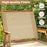 Folding Camp Chairs Set of 2 Lightweight Beach Chairs-Beige