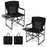 Folding Camping Chair with Side Table and Cup Holder with Carrying Bag