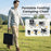 Folding Camping Chair with Side Table and Cup Holder with Carrying Bag