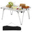 Folding Camping Table Picnic Table with Storage Bag and Waterproof Desktop
