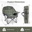 Folding Oversized Camping Chair with Side Pockets and Cup Holder