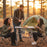 Folding Roll-up Camping Table with Metal Legs