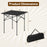 Folding Roll-up Camping Table with Metal Legs