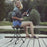 Folding Stool with Built-in Handle for Adults