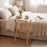 Folding TV Tray Tables Set of 2 for Small Spaces Bedroom and Living Room-White