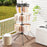 3-Tier Tripod Freestanding Folding Clothes Drying Rack with 24 Clips-Black
