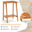 Freestanding Towel Rack with Storage Shelf for Bathroom