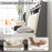 Full Size Bed Frame with Storage Modern Platform Bed with Headboard-Full Size