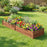 Wooden Vegetable Raised Garden Bed for Backyard Patio Balcony