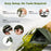 2-Person Camping Cot Tent Foldable Off-Ground Camping Combo for Adults