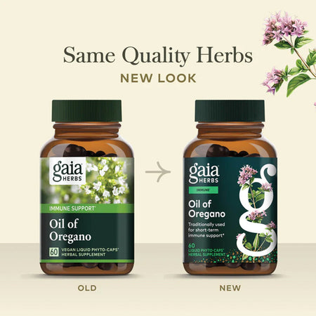 Gaia Herbs Oil Of Oregano 120 Liquid Phyto-Caps® (6-Pack)