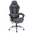 Gaming Chair Height Adjustable Computer Chair with Headrest and Lumbar Support-Gray