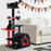 Gothic Cat Tree 53 Inch Tall Cat Tower with Cat Bed and Arch-Shaped Condo-Black