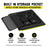 SunJack 60 Watt ETFE Foldable Portable Solar Panel Charger with Kickstands and 100W 25600mAh Power Bank