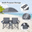 Portable Folding Picnic Double Chair