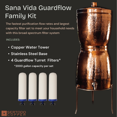 Sana Vida GuardFlow Copper Water Filtration System