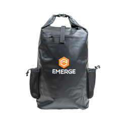 50L Heavy Duty Dry Bag w/ Straps - Black