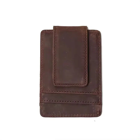 The Walden | Handmade Leather Front Pocket Wallet with Money Clip