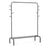 Heavy Duty Clothes Rack 50-Inch Wide Metal Garment Wardrobe Rack-Black