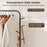 Heavy Duty Clothes Rack 50-Inch Wide Metal Garment Wardrobe Rack-Black