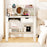 Home Office Computer Desk with Storage Shelves and Drawer Ideal for Working and Studying