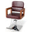 Hydraulic Barber Chair Salon Chair for Hair Stylist with 360 Degrees Swivel-Red