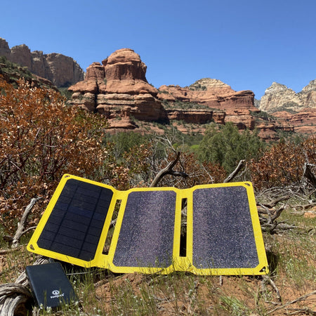SunJack 15 Watt ETFE Foldable Portable Solar Panel Charger