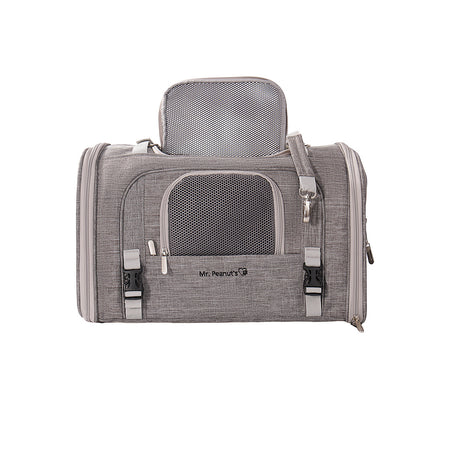 Mr. Peanut's Monterey Series Airline Compliant Horizontal Backpack Pet Carrier