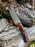 Hand forged knife, Damascus knife, Drop- Style blade, Acrylic Scales by Titan TK-053 (1)