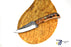 E3 Carbon 1080 neck knife with forged scales, MINI /ROSEWOOD GRIP BY TITAN TC-003