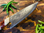 5-Piece Damascus & Arylic Knife Set / With Leather carry Bag