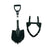 Krazy Beaver Mini Shovel  with guard (Textured Black Head / Black Handle # 45641)