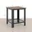 Industrial End Table 2-Tier Side Table-Black