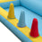 Inflatable Bounce House 7-in-1 Bouncy Castle with Slide and Tunnel with 550W Blower