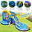 Inflatable Ocean-Themed Bounce House with 680W Blower and 2 Pools