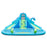 Inflatable Water Slide with Dual Slides and Large Splash Pool (Without Blower)