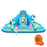 Inflatable Water Slide with Dual Slides and Large Splash Pool and Carry Bag (with 584W Blower)