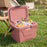 Insulated Portable Cooler Hard Shell Ice Chest with 2 Cup Holders