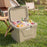 Insulated Portable Cooler Hard Shell Ice Chest with 2 Cup Holders