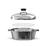Oval Dutch Oven with Lid - 10 Quart (15 Inch)