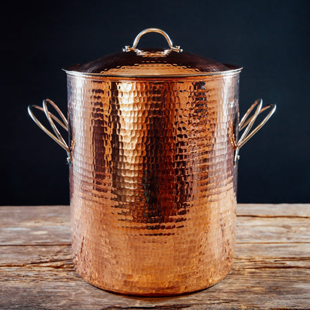 Big, Beautiful Copper Stock Pots