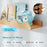 16 Inch Kids Bookshelf Set of 4 Floating Nursery Book Shelves for Decoration Book Toy Storage-Natural