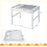 3 in 1 Wooden Kids Table with Storage and Double-Sided Tabletop-White