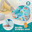 Kids Armchair with Plush Velvet Cover and Soft Sponge Filling-Blue