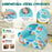 Kids Armchair with Plush Velvet Cover and Soft Sponge Filling-Blue
